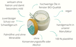 DEOCREME PUR - SODIUM-FREE AND ZINC OXIDE-FREE