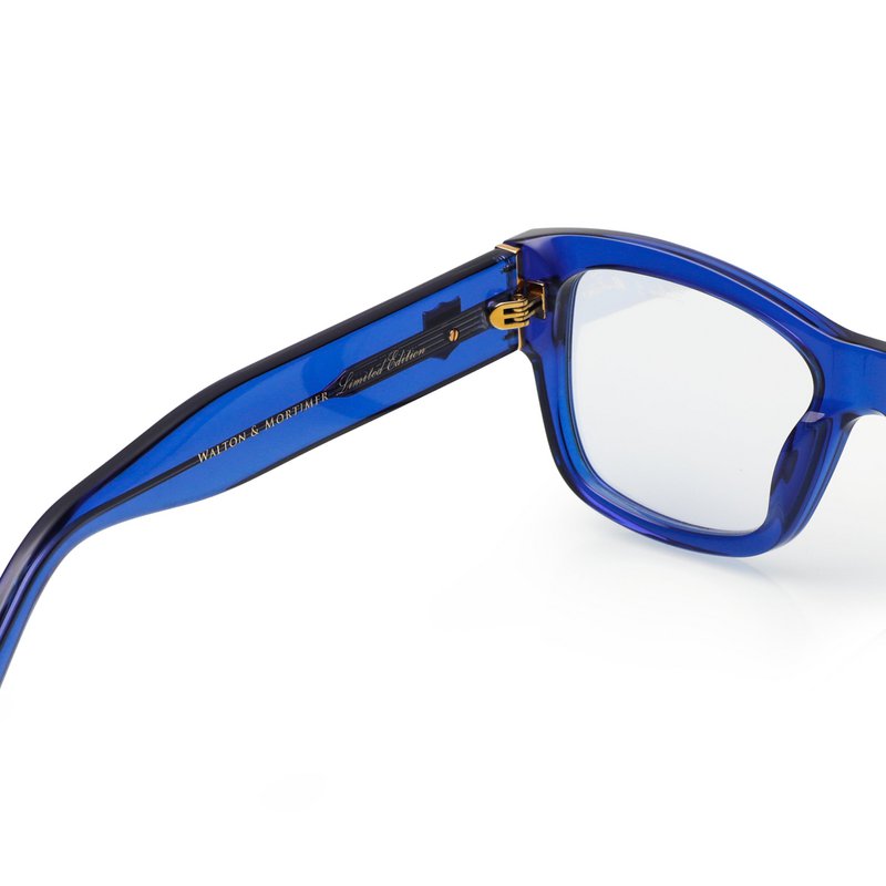 Walton & Mortimer Nr. 12: "Mr.one Two" Midnight Blue Blue Limited Edition Photochrome Sonnenbrille