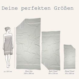 Toalla Ecobain "Grit" | Sirena Mágica (Salbeigrün)