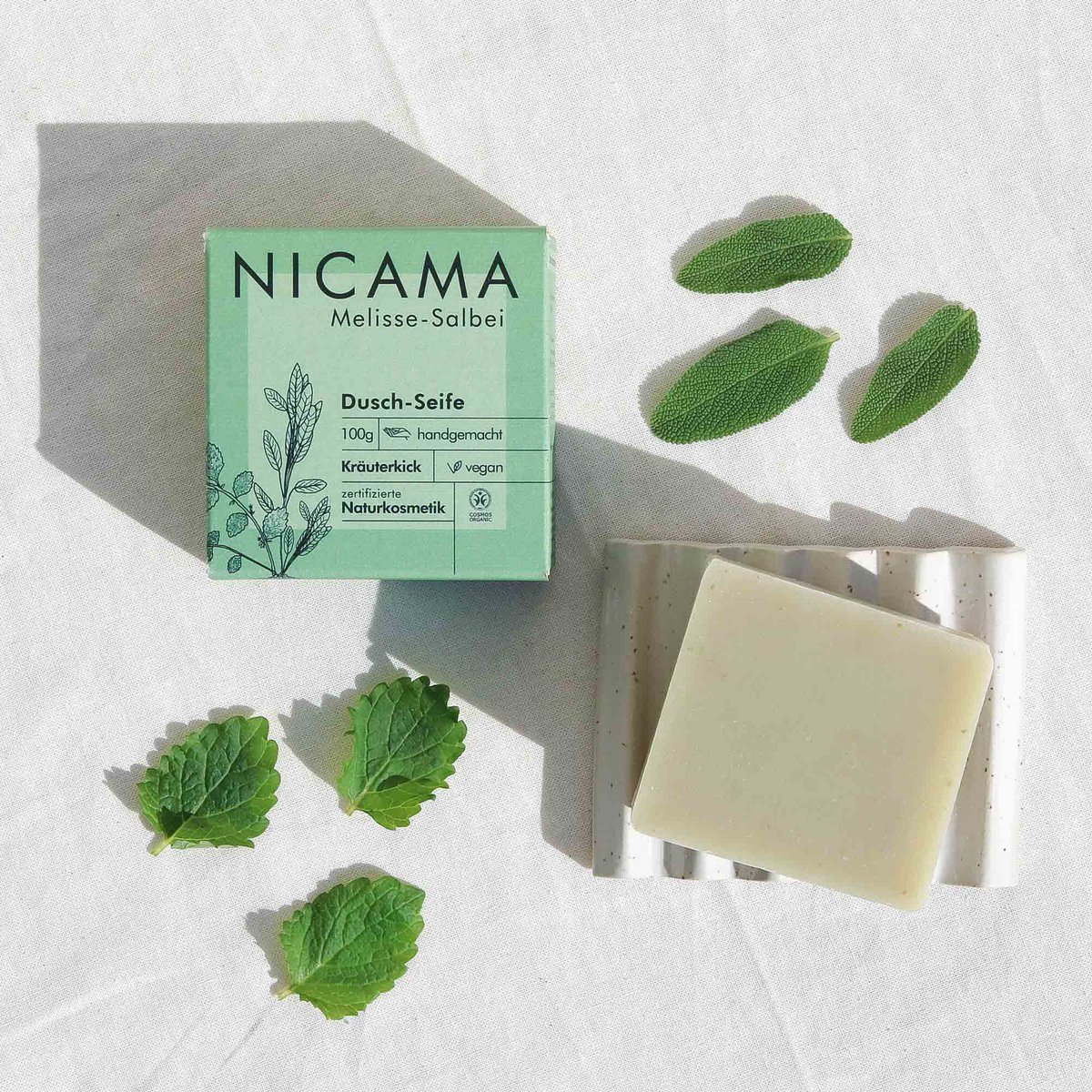 NICAMA - Sapone alla salvia e melissa