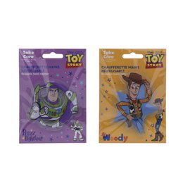 Chaufferette Mains Disney Toy Story en Blister – Assortiment 24n scène Woody, Buzz et leurs amis séduira les fans de la saga. Présentée en blister, vendue en assortiment de 24 pour un merchandising complet.