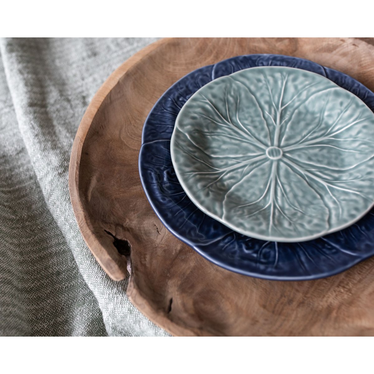Cabbage dinner plate Ø26.5cm, delfts bl