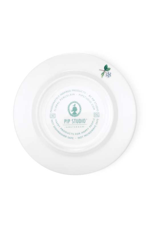 Plate Blushing Birds Khaki 17cm