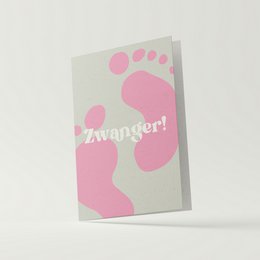 Carte de voeux Enceinte