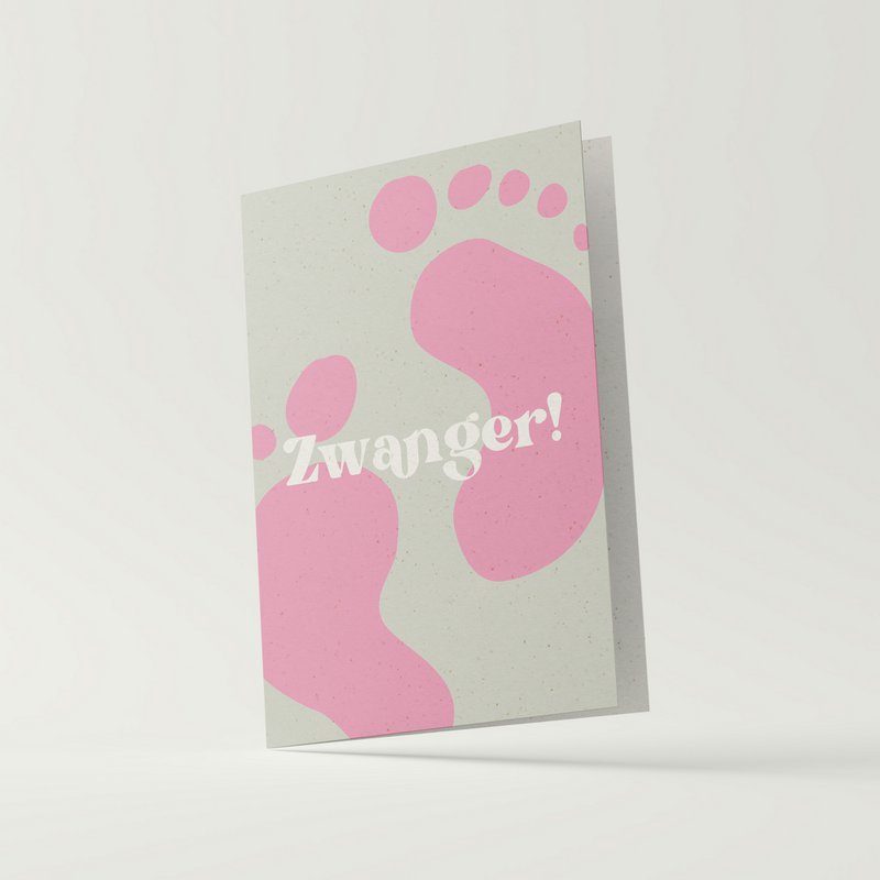 Carte de voeux Enceinte