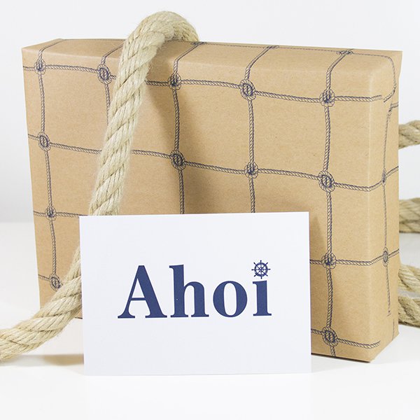 Postkarte Ahoi