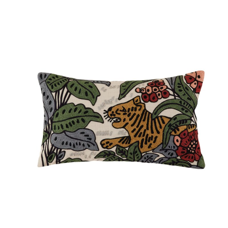 Ivory TIGRIS cushion cover