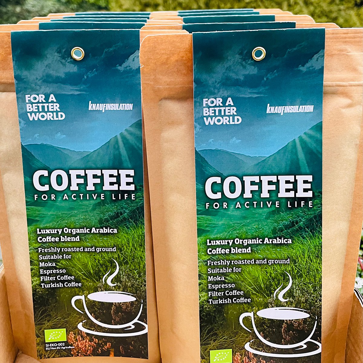 Gepersonaliseerde biologische Arabica-koffie