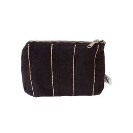 ANNA NERA Fairtrade Etui S - Tasje maquillage - Toilettas - Trousse de toilette Jute S noir 300-031