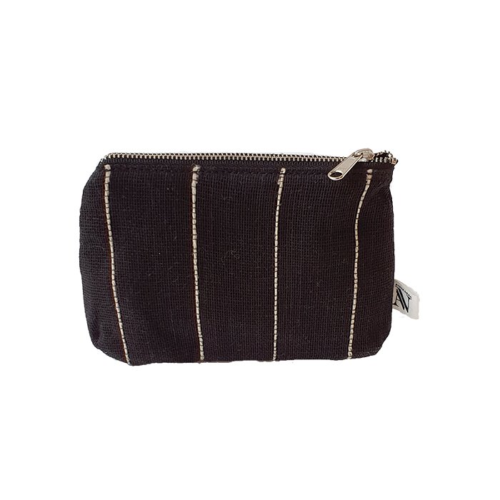 ANNA NERA Fairtrade Etui S - Tasje maquillage - Toilettas - Trousse de toilette Jute S noir 300-031