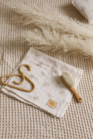 Set van 2 mousseline luiers "Boho Flowers"