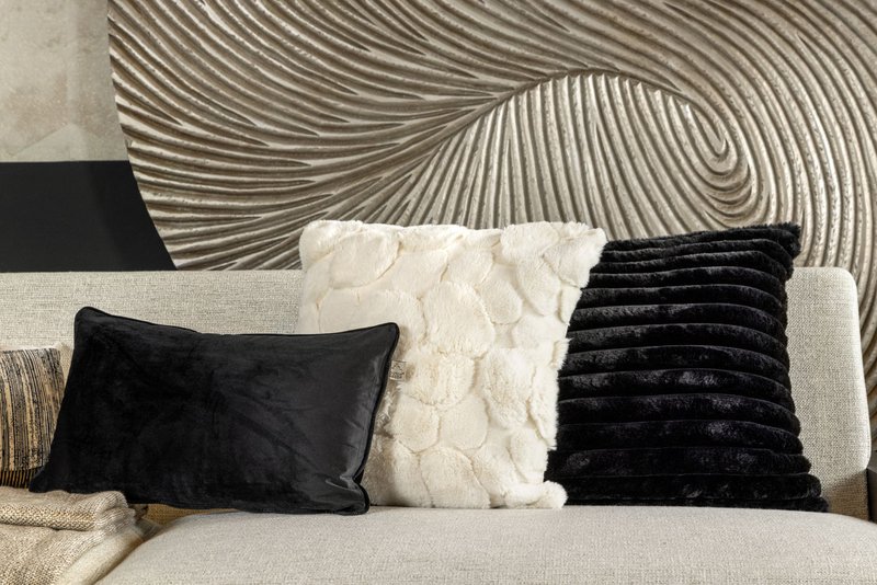 Dutch Decor HAZEL Cushion 50x50 cm Raven - black