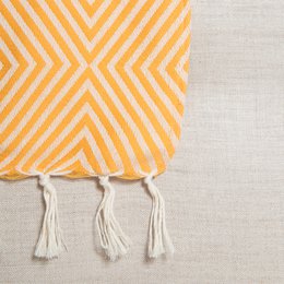 Throw Oslo Wool Cotton - Yellow Saffron - 120x150cm