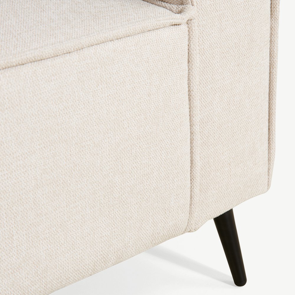 Caio Corner Sofa, Beige Linen (right)