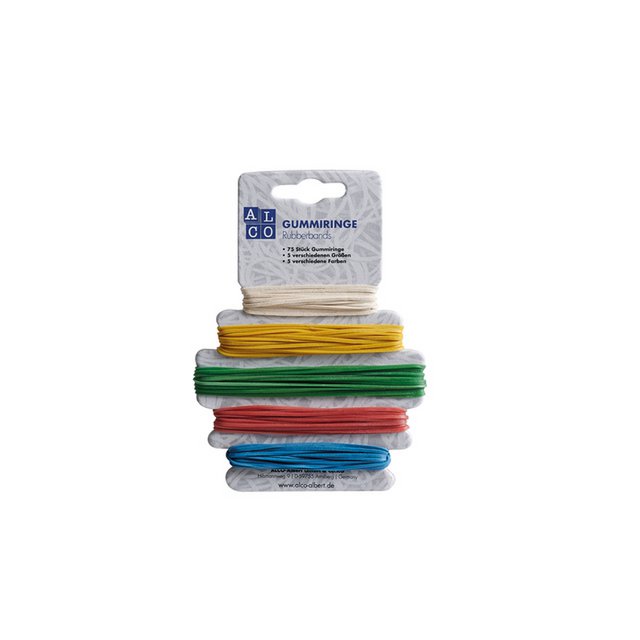 Elástico ALCO 75uds. (5 colores de 15 uds.)