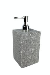 Dispenser di sapone in ecopelle Stingray grigio dispenser in similpelle