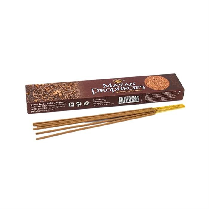 Green Tree Mayan Prophecies Hand Rolled Natural Incense Sticks