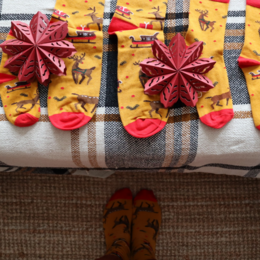 Christmas Reindeers Socks for Kids