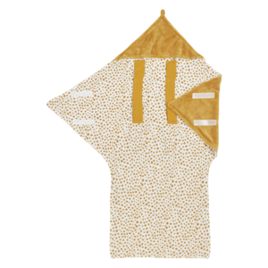 Einschlagdecke Fleece Cheetah Honey Gold