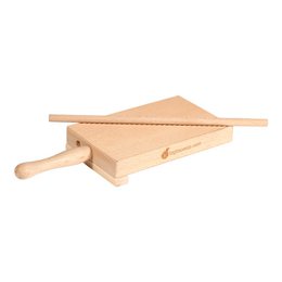 Wooden board with stop for garganelli and gnocchi