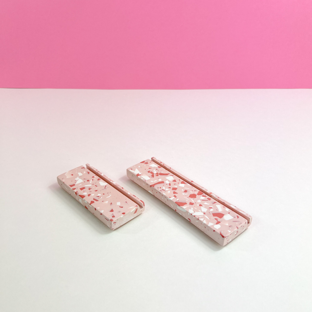 Foto-/Karten-/Display-Ständer • LLUN • Blush Terrazzo