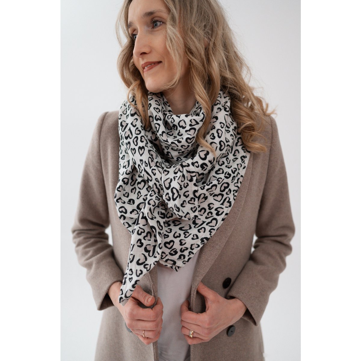 Mousseline Léo, tissu triangulaire XXL - adolescents / adultes