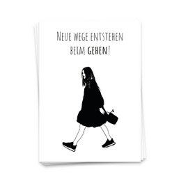 Neue Wege entstehen beim Gehen - Postkarte 10er Set