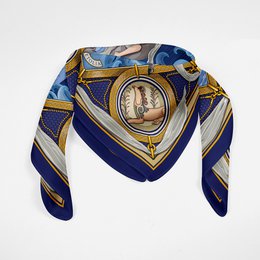 The Abduction of Europa 100% silke twill tørklæde (2 farver) 90*90 cm