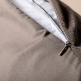 Zelesta Velvet Bett Kissenbezüge 2 - Taupe