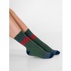 Organic Socks Academia - Warm socks with knitted pattern