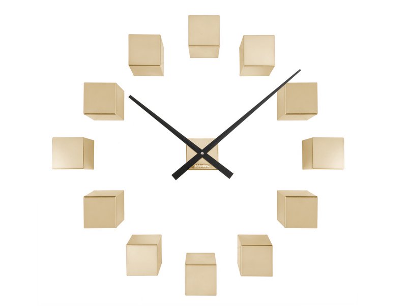 Reloj de pared DIY Cubic Metálico