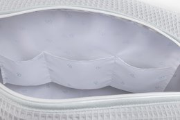 Crossbody barselstaske til barnevogn og hospital. Praktisk og elegant organisatortaske med stor kapacitet. Produkt fremstillet i Spanien.