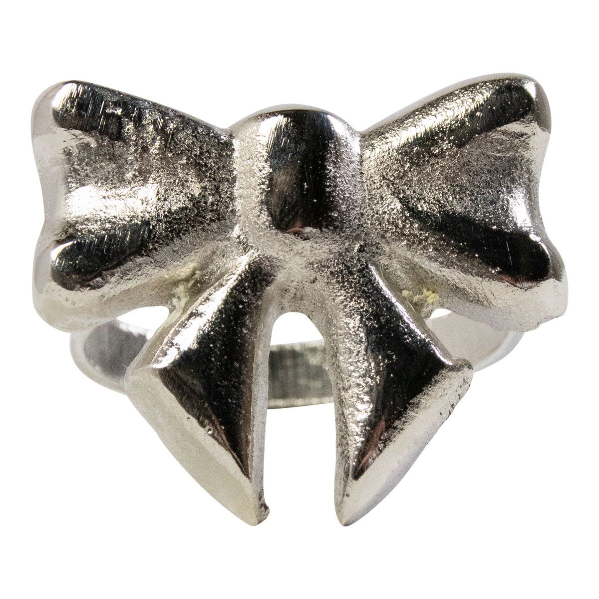 Servet Ring strik zilver 5x4,5cm (set of 4)