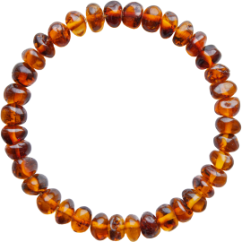 Amber Cognac Adult Bracelet