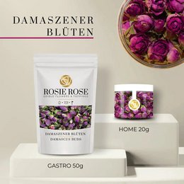 Damasco - Flores secas comestibles con aroma de rosa | B2B