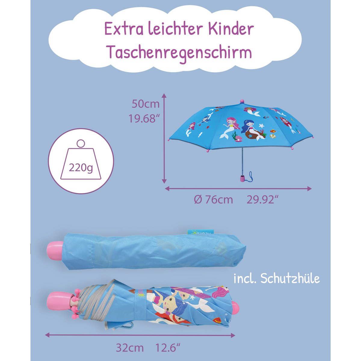 Magic umbrella mermaid