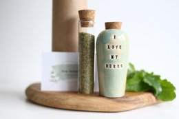 Geschenkset met kruidenpotje en rozemarijn