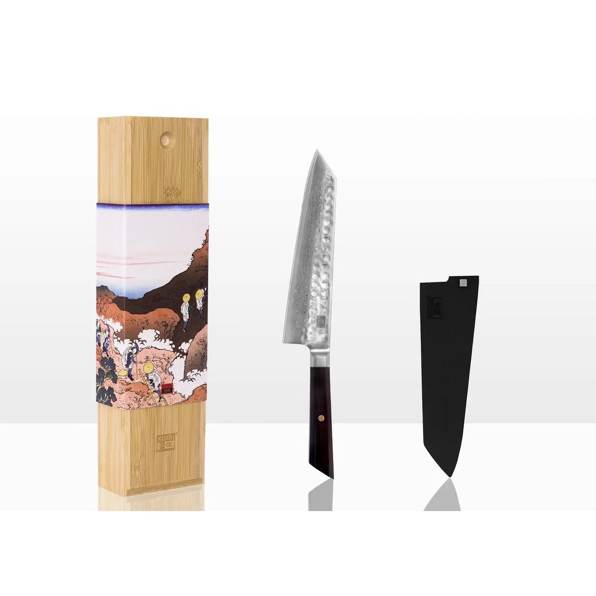 Kiritsuke Knife 210 mm - Bunka Damascus Collection