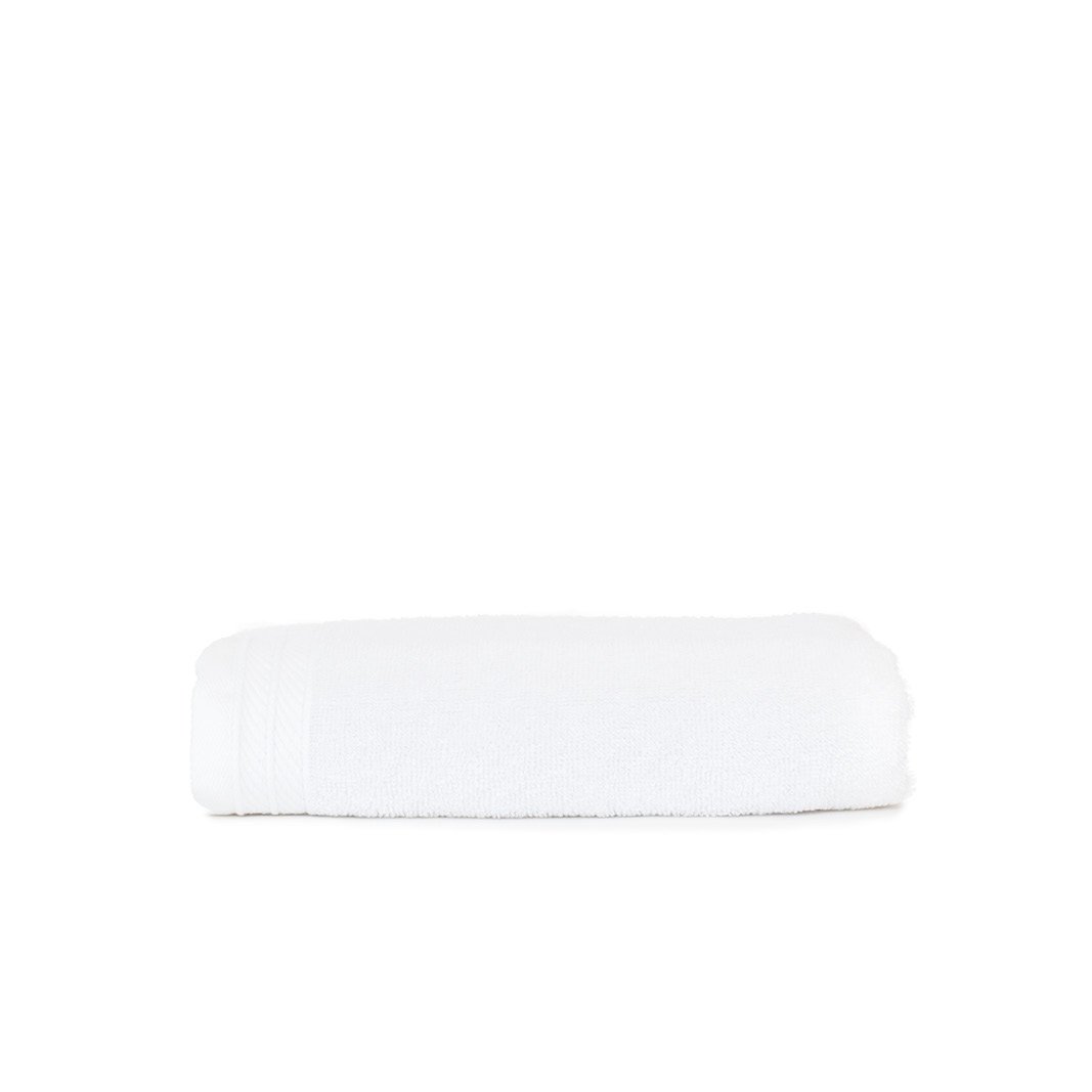Bio-Handtuch aus 100 % Baumwolle, 50 x 100 cm, 550 g/m², Weiß