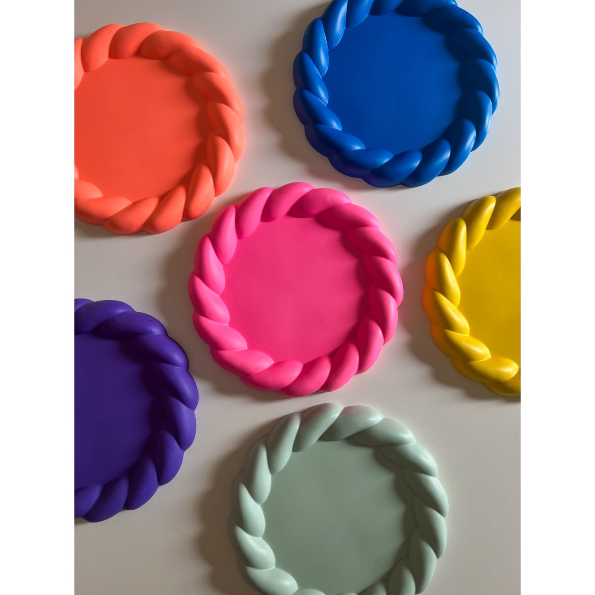 Plateau Twist Bleu Électrique