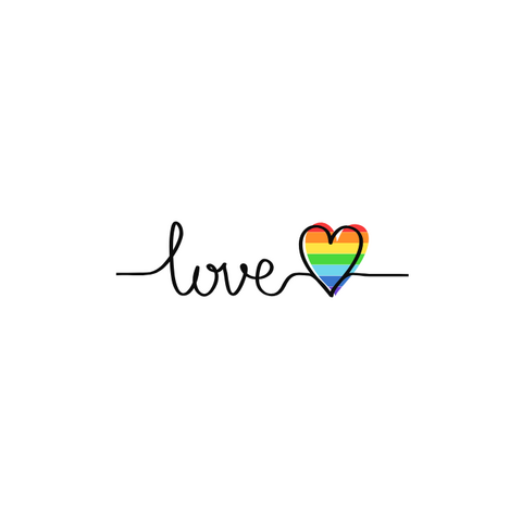 Sioou Tijdelijke tattoo - Love Multicolore X5