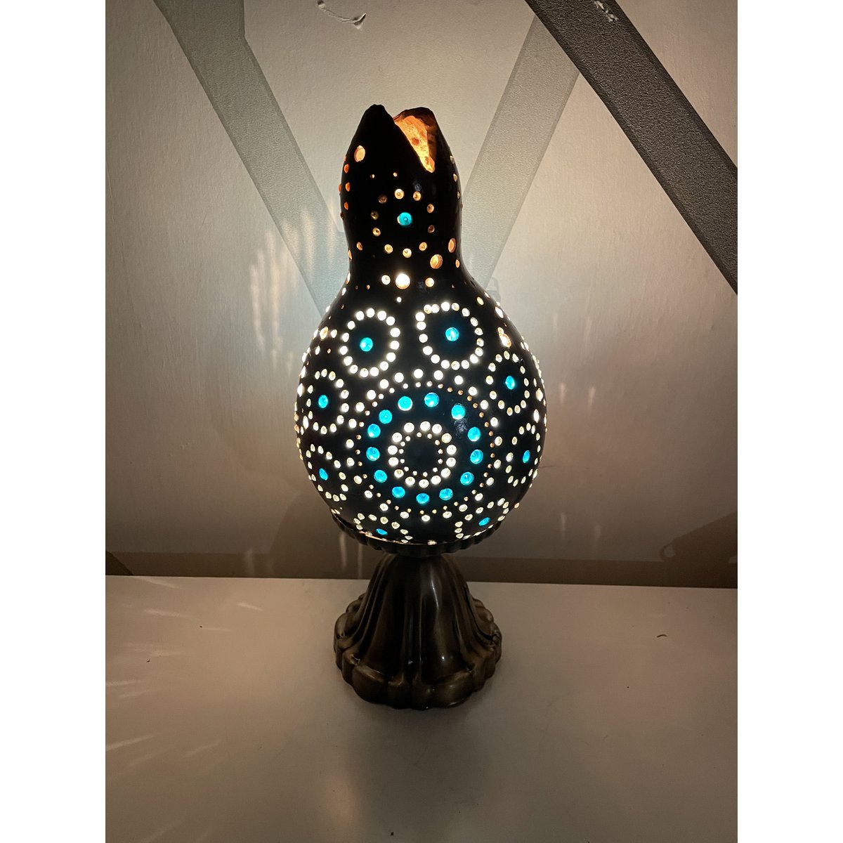 Kalebaslamp - Kleurplons