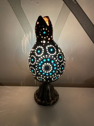 Kürbislampe - Farbspritzer