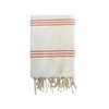 Fouta Calliope Ecru Orange 200x200cm