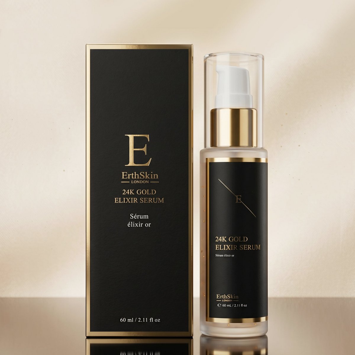 ELIKSIR PRZECIWZMARSZCZKOWY SERUM 24K ZŁOTO 60ML