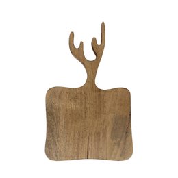 Dish/cutting board mango wood antler 35cm