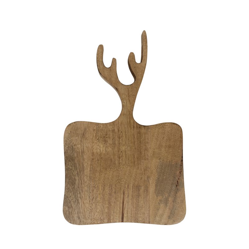 Dish/cutting board mango wood antler 35cm