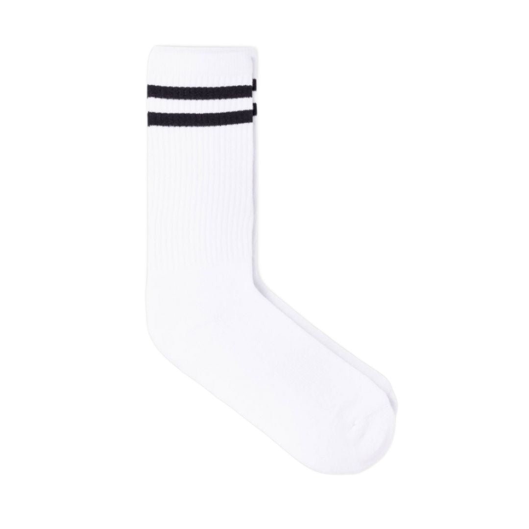 Athletic socks - Double stripes white/black