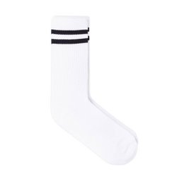 Athletic socks - Double stripes white/black