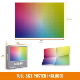Gradient Jigsaw Puzzle (1000 pieces)